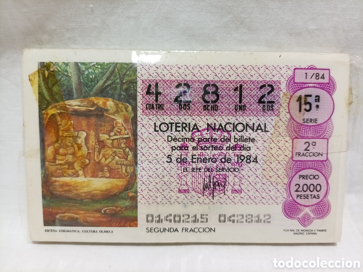 Lotaria Nacional: PACK DE LOTER&Iacute;A NACIONAL A&Ntilde;O 1981 SIN ABRIR