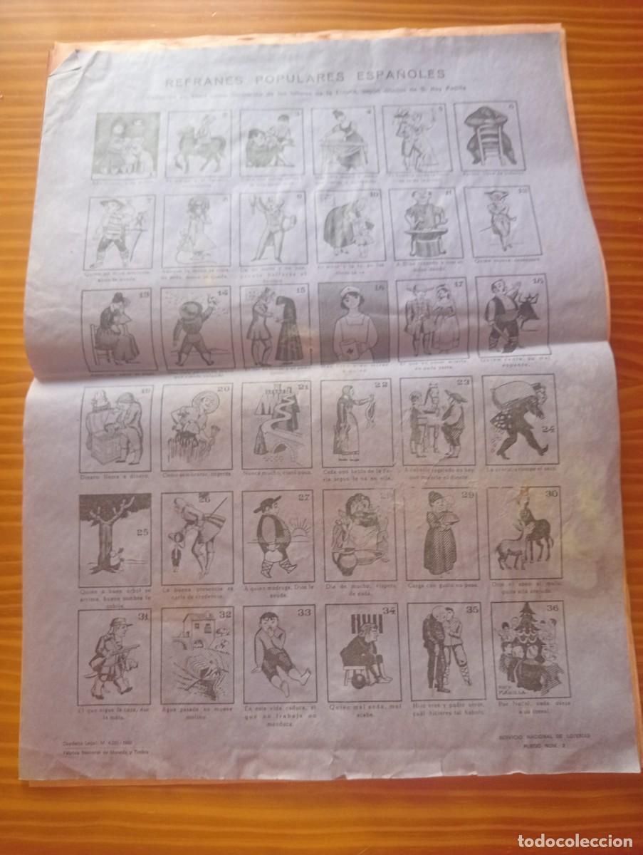 Loter&iacute;a nacional: Refranes populares servicio nacional de loter&iacute;as 1969