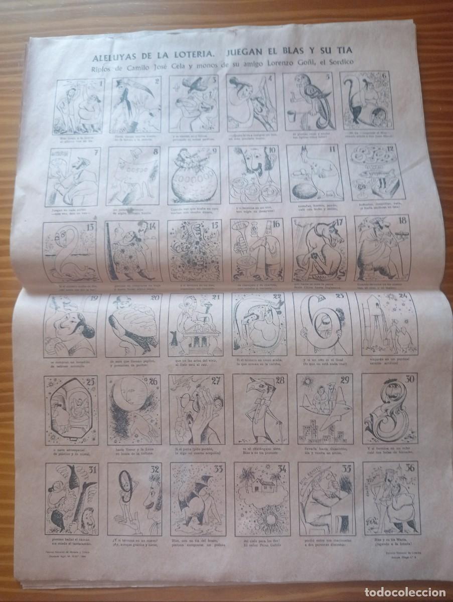 Loter&iacute;a nacional: Aleluyas de la loter&iacute;a 1969