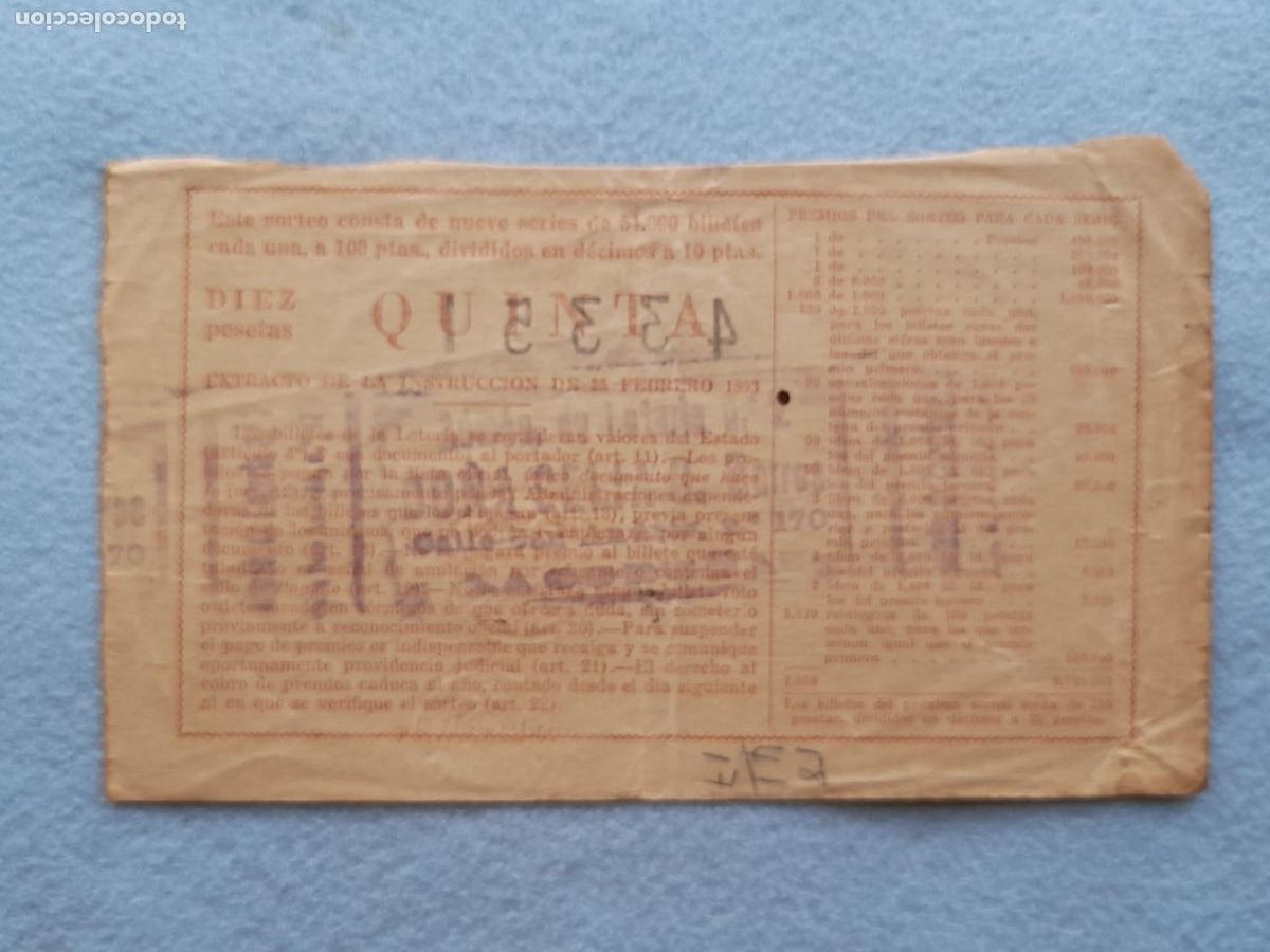 Loter&iacute;a nacional: D&eacute;cimo. Sorteo n&ordm; 30 de 1956. - Foto 2