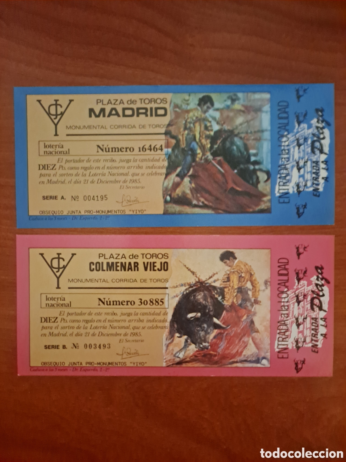Loter&iacute;a nacional: Participaciones de Loter&iacute;a hist&oacute;ricas