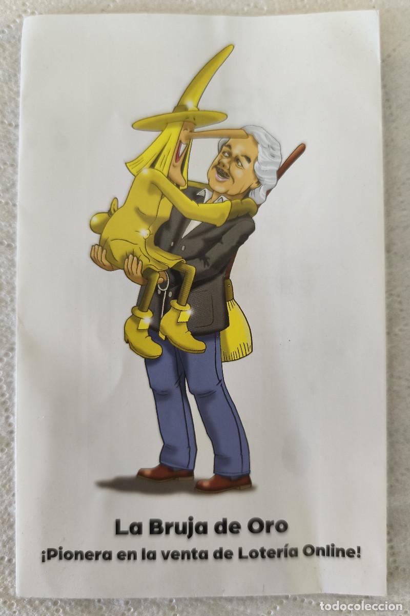 Loter&iacute;a nacional: SOBRE LA BRUJA DE ORO ( Pionera en la venta de Loter&iacute;a Online )