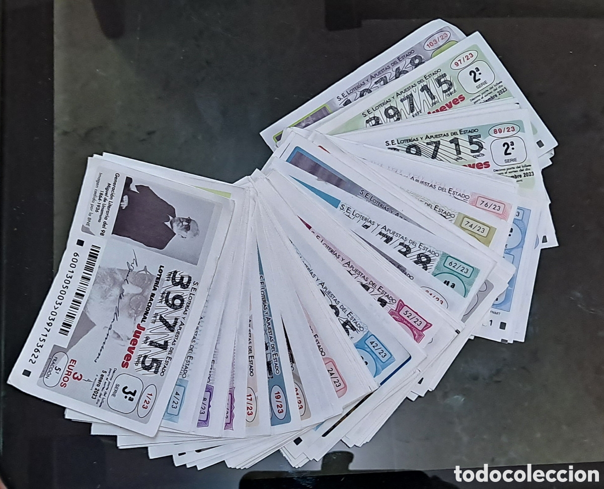 Loter&iacute;a nacional: LOTERIA NACIONAL A&Ntilde;O 2023 COMPLETO jueves y s&aacute;bados