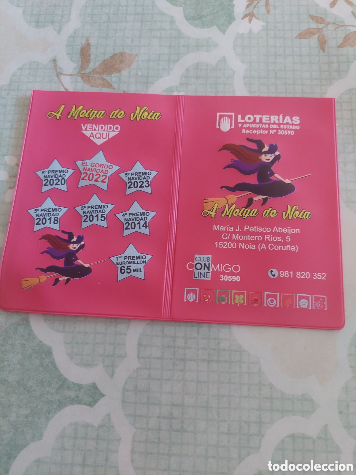 Loter&iacute;a nacional: CARTERA LOTER&Iacute;AS NOYA LA MEUGA DE NOIA LA CORU&Ntilde;A