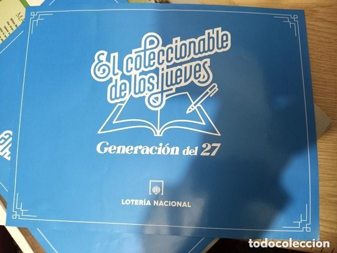 Loter&iacute;a nacional: EL COLECCIONABLE DE LOS JUEVES - GENERACION DEL 27 - LOTERIA NACIONAL -VACIO -MIRAR FOTOS