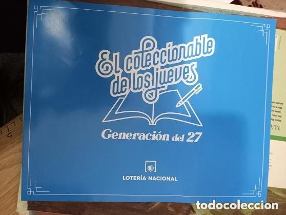 Loter&iacute;a nacional: EL COLECCIONABLE DE LOS JUEVES - GENERACION DEL 27 - LOTERIA NACIONAL -VACIO