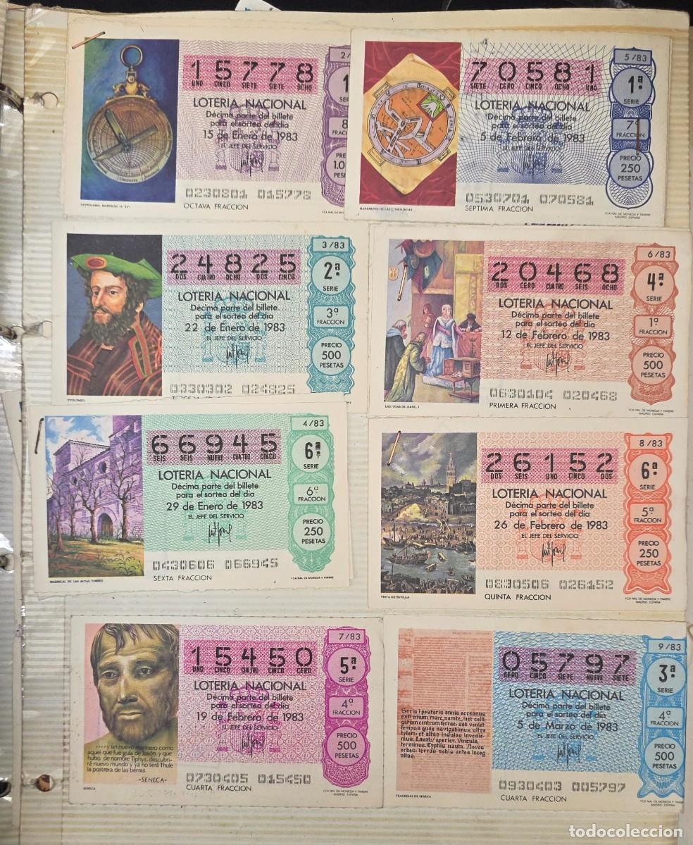 Loter&iacute;a nacional: Lote 10 D&eacute;cimos Loter&iacute;a Nacional Espa&ntilde;a 1983 | G&eacute;nesis del Descubrimiento de Am&eacute;rica