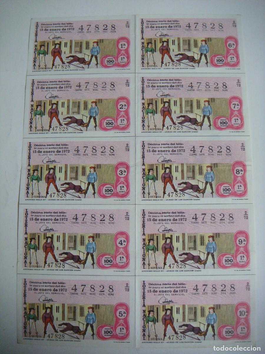 Loter&iacute;a nacional: BILLETE DE LOTERIA NACIONAL A&Ntilde;O 1972 SORTEO N&ordm;-2-CAR-N&ordm;-5