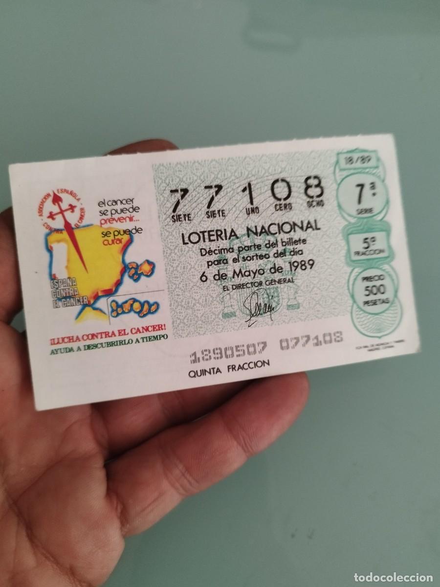 National Spanish Lottery: D&eacute;cimo 6 Mayo de 1989. n&ordm; 89325. Administraci&oacute;n n&ordm; 237. La Vallekana. Madrid.