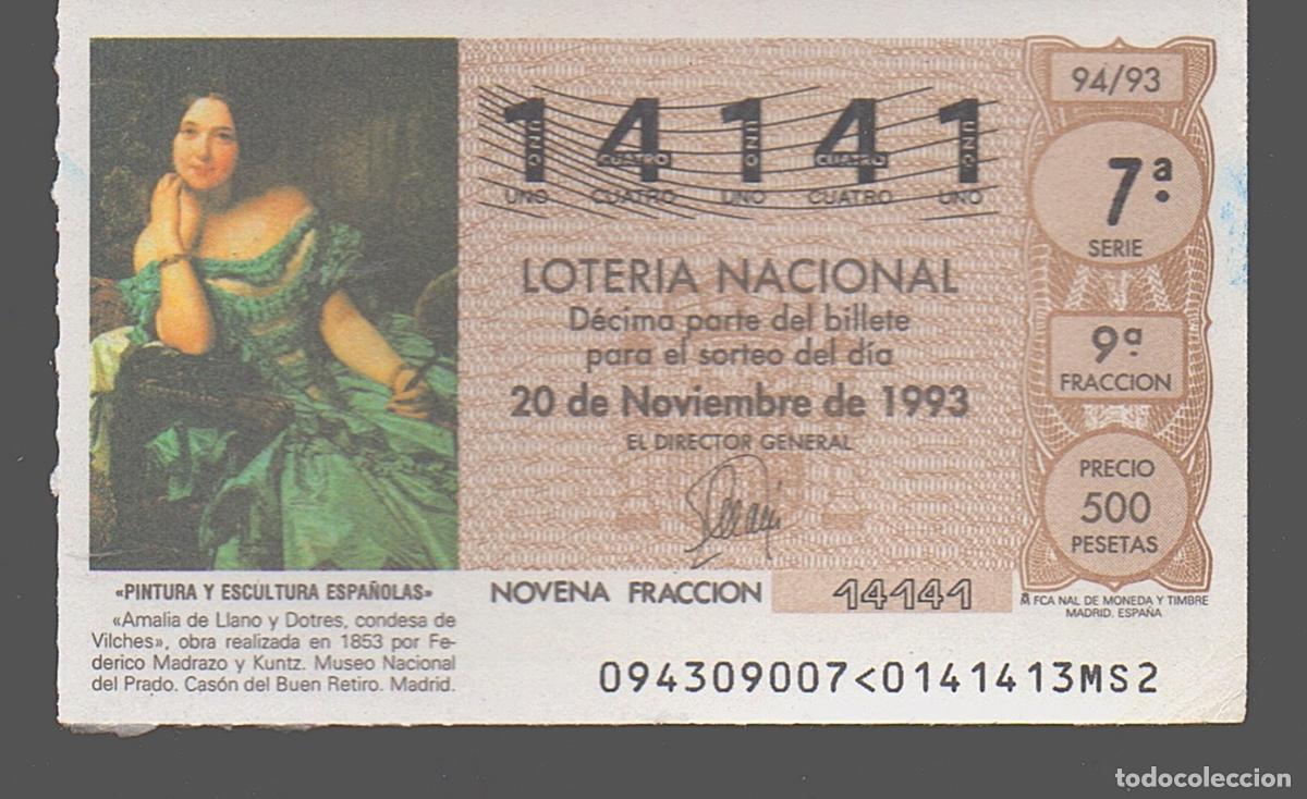 Loter&iacute;a nacional: LOTER&Iacute;A NACIONAL DEL SABADO - N&Uacute;MERO CAPIC&Uacute;A - SORTEO 94/93 -