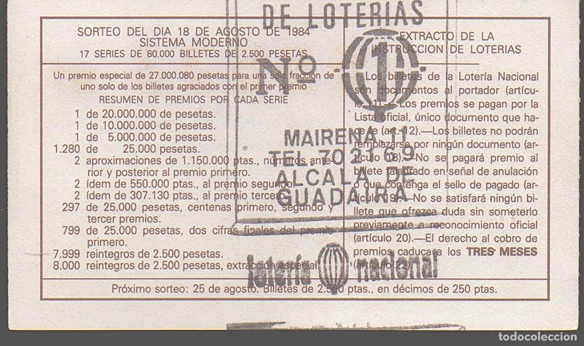Loter&iacute;a nacional: LOTER&Iacute;A NACIONAL DEL SABADO - ADMINISTRACI&Oacute;N N&ordm; 1 DE ALCAL&Aacute; DE GUADAIRA (SEVILLA) -