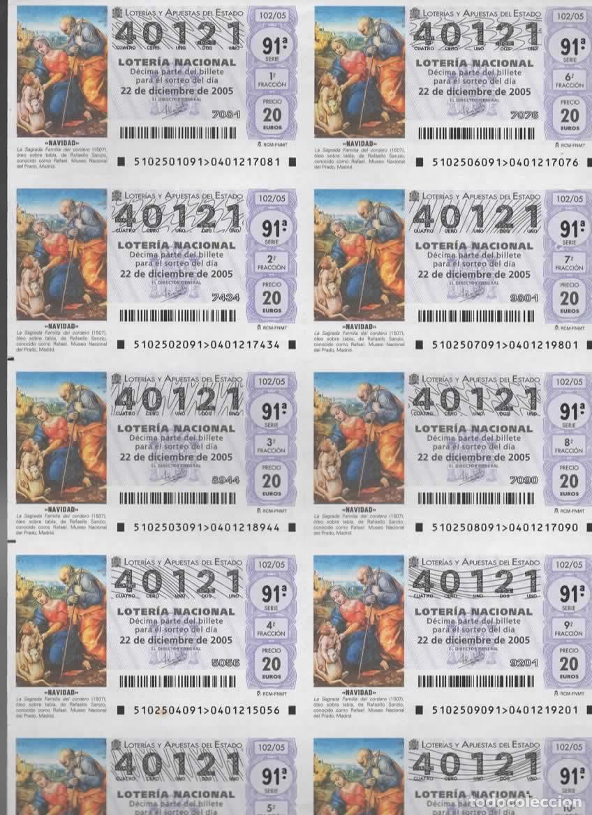 Loter&iacute;a nacional: LOTER&Iacute;A NACIONAL DEL SABADO - BILLETE DEL SORTEO 102 DEL 2005- EN PERFECTO ESTADO -