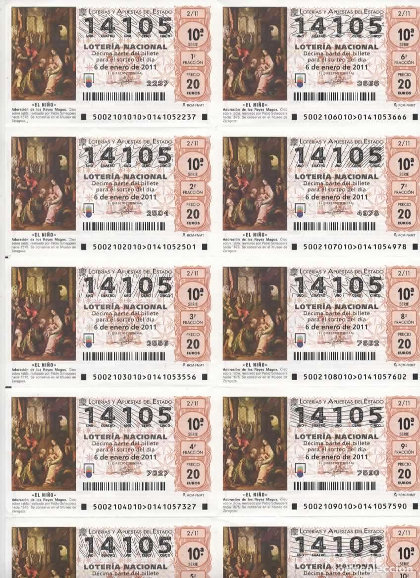 Loter&iacute;a nacional: LOTER&Iacute;A NACIONAL DEL SABADO - BILLETE DEL SORTEO 2 DEL 2011- EN PERFECTO ESTADO -