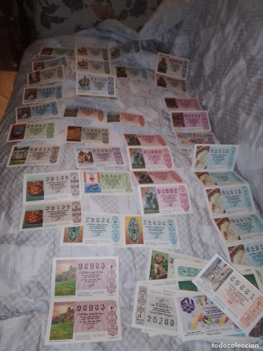 Loter&iacute;a nacional: Loter&iacute;a,de Zaragoza , lote de 170 n&uacute;meros a&ntilde;os 80 muy bonitos