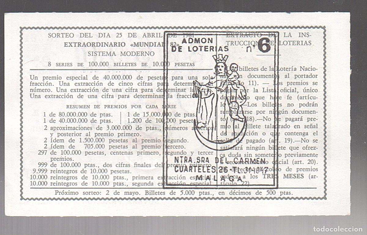 Loter&iacute;a nacional: LOTER&Iacute;A NACIONAL DEL SABADO - ADMINISTRACION N&ordm; 6 DE M&Aacute;LAGA -