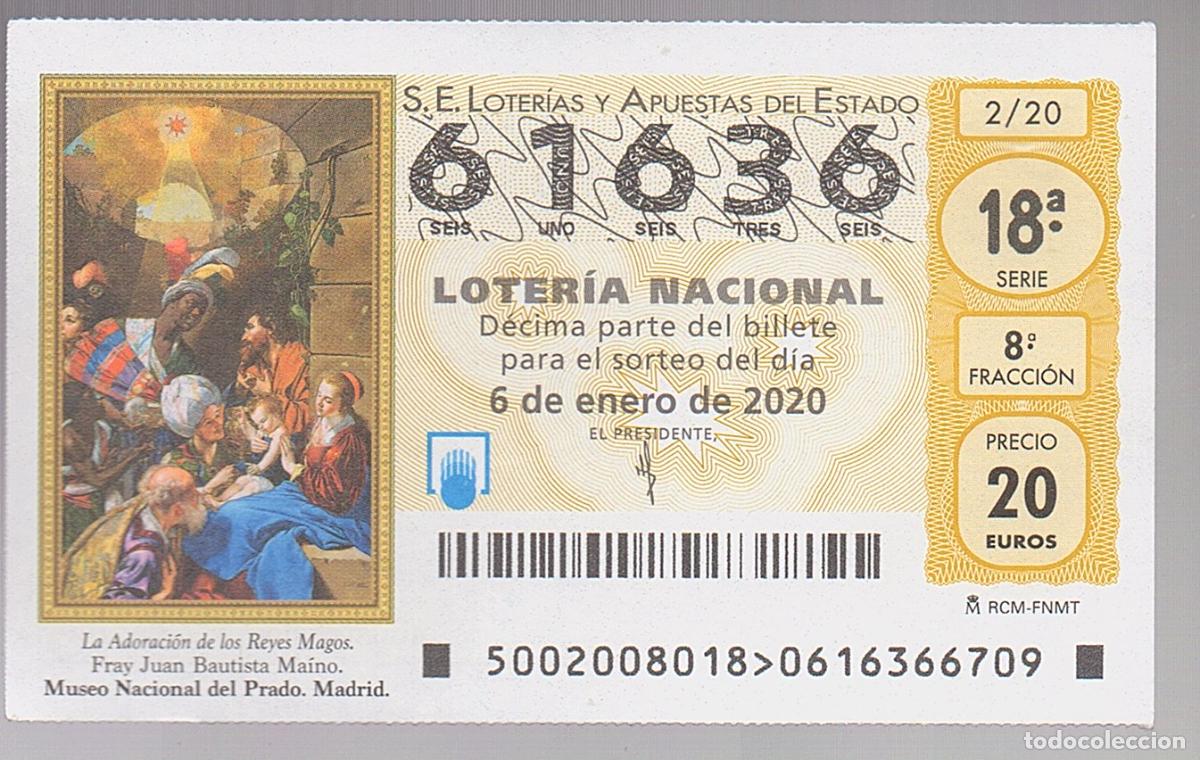 Loter&iacute;a nacional: LOTER&Iacute;A NACIONAL DEL SABADO - SORTEO 2 DEL 2020 - ADORACI&Oacute;N DE LOS REYES MAGOS (MUSEO DEL PRADO)