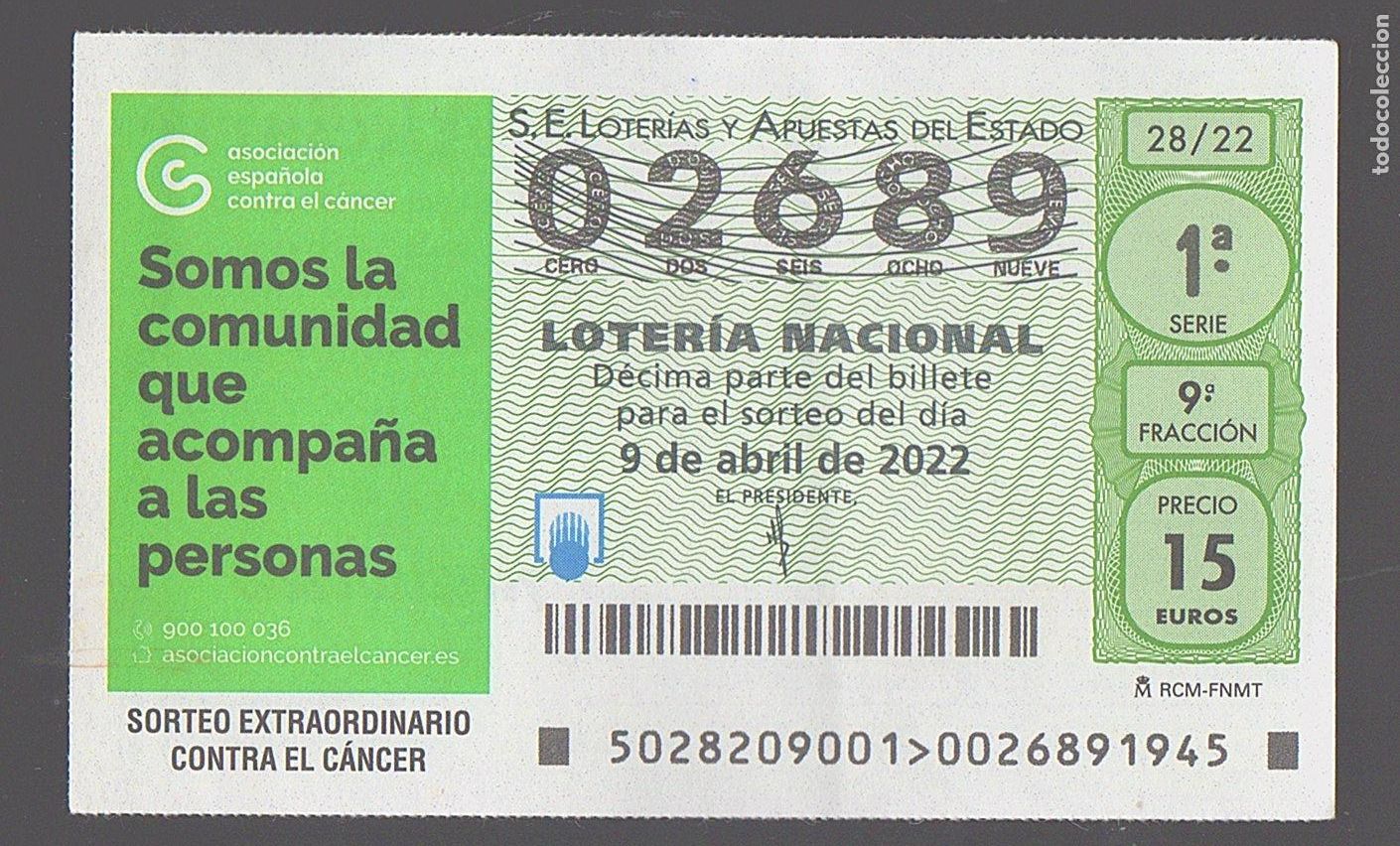 Loter&iacute;a nacional: LOTER&Iacute;A NACIONAL DEL SABADO - SORTEO 28 DEL 2022 - SORTEO EXTRAORDINARIO CONTRA AL CANCER -