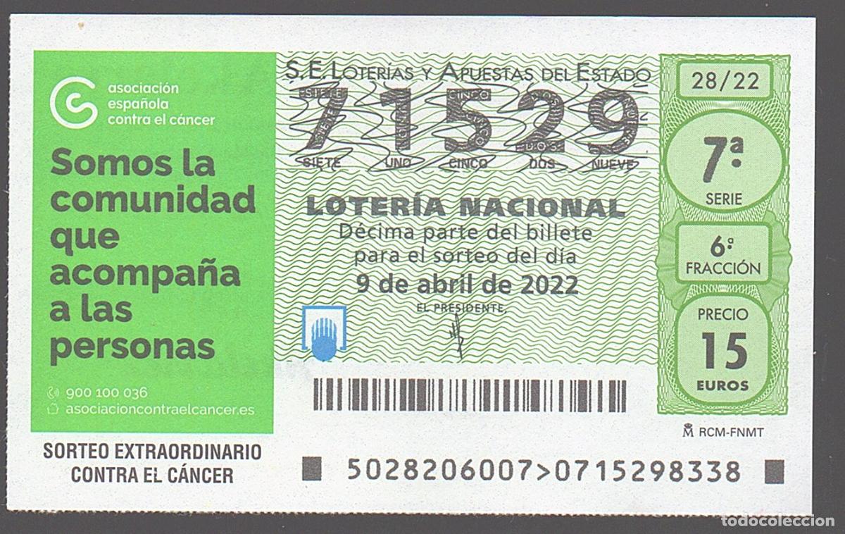Loter&iacute;a nacional: LOTER&Iacute;A NACIONAL DEL SABADO - SORTEO 28 DEL 2022 - SORTEO EXTRAORDINARIO CONTRA AL CANCER -