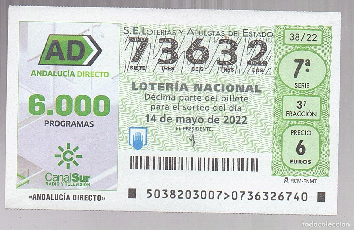 Loter&iacute;a nacional: LOTER&Iacute;A NACIONAL DEL SABADO - SORTEO 38 DEL 2022 - ANDALUCIA DIRECTO -