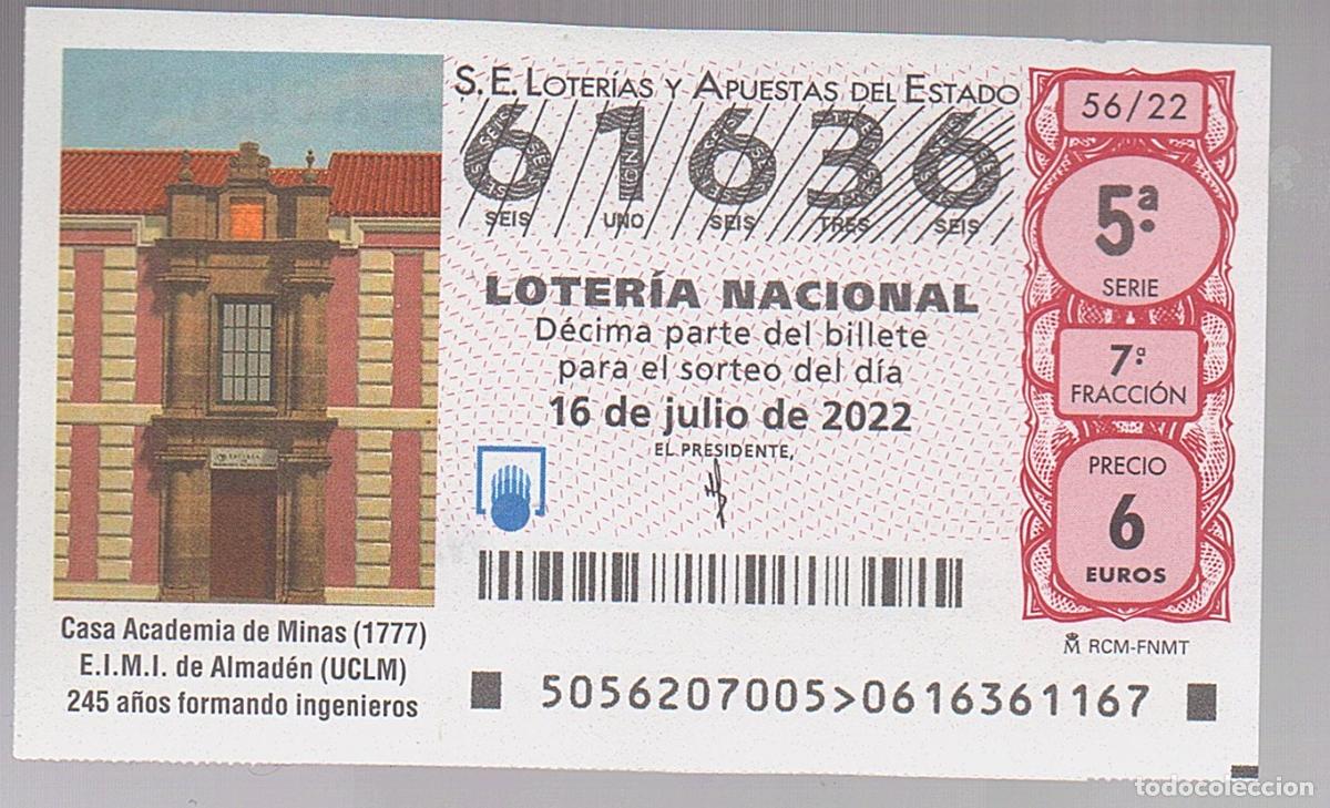 Loter&iacute;a nacional: LOTER&Iacute;A NACIONAL DEL SABADO - SORTEO 56 DEL 2022 - CASA ACADEMIA DE NINAS -