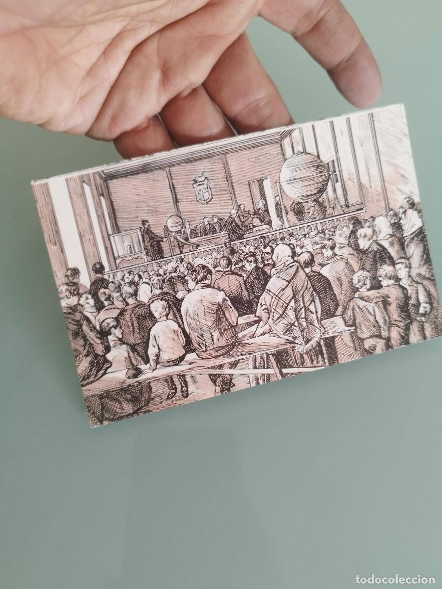 Loter&iacute;a nacional: Antigua tarjeta postal de la loter&iacute;a nacional sorteo. Reproducci&oacute;n grabado
