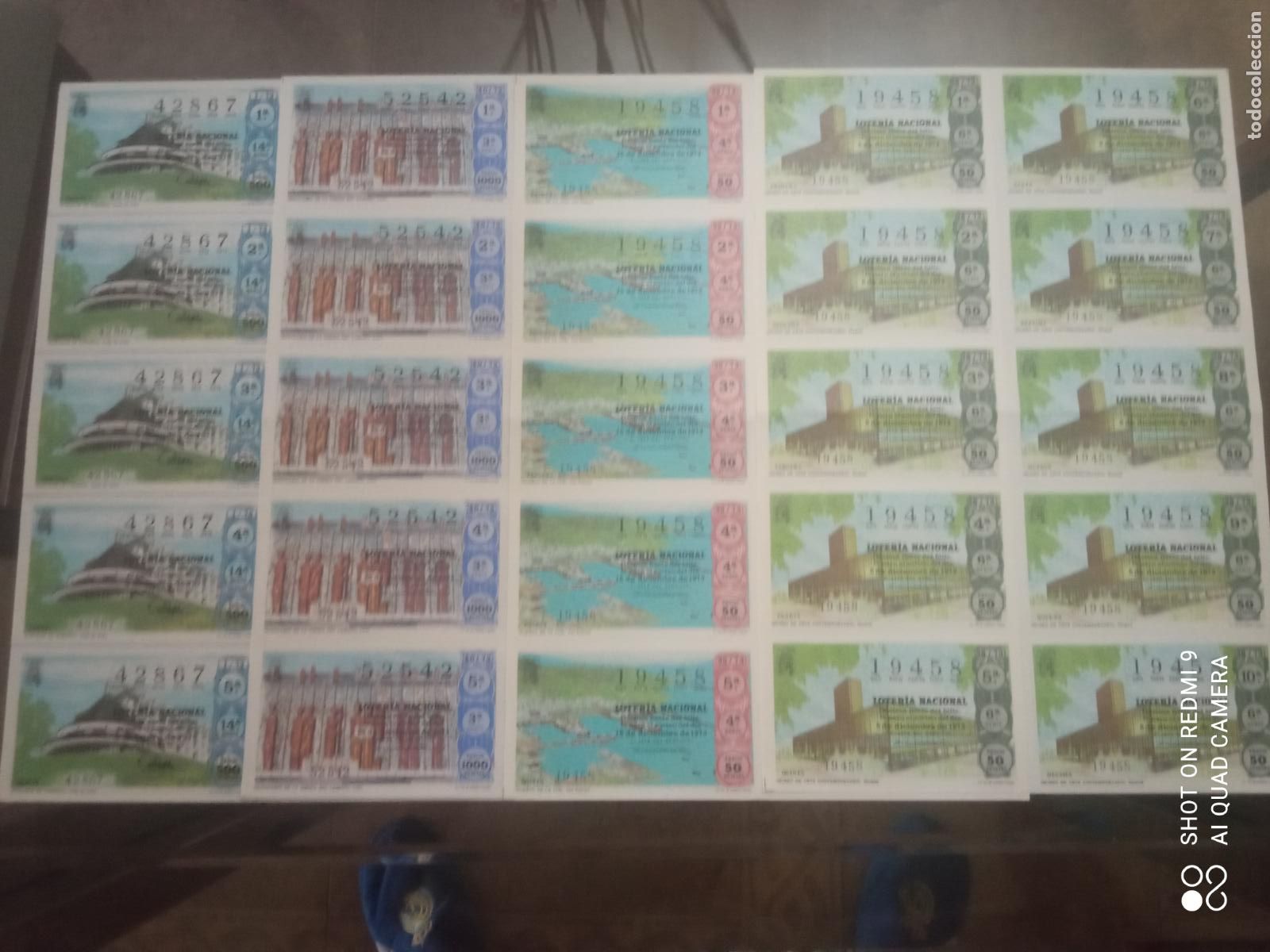 Loter&iacute;a nacional: LOTERIA A&Ntilde;O 1973 A&Ntilde;O COMPLETO 40 BILLETES 400 DECIMOS