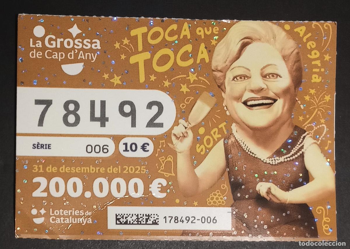 Loter&iacute;a nacional: BILLETE DE LA GROSSA DE CAP D'ANY - 31-DICIEMBRE-2025