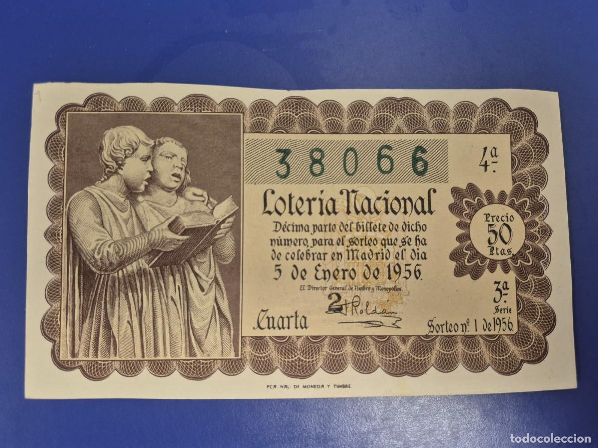 Loter&iacute;a nacional: LOTERIA NACIONAL SORTEO 1 DE 1956 NI&Ntilde;O