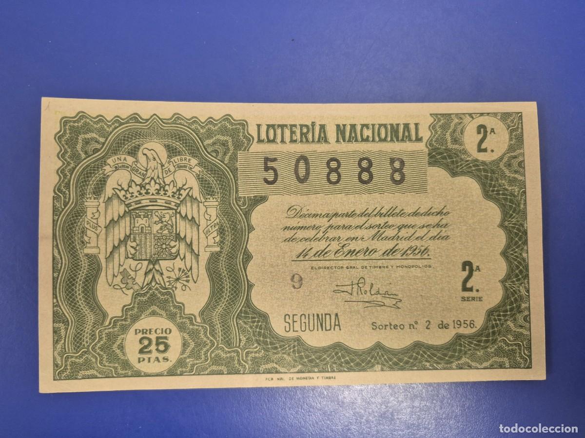 Loter&iacute;a nacional: LOTERIA NACIONAL SORTEO 2 DE 1956
