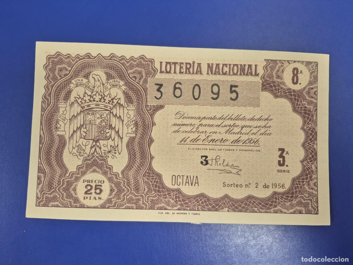 Loter&iacute;a nacional: LOTERIA NACIONAL SORTEO 2 DE 1956