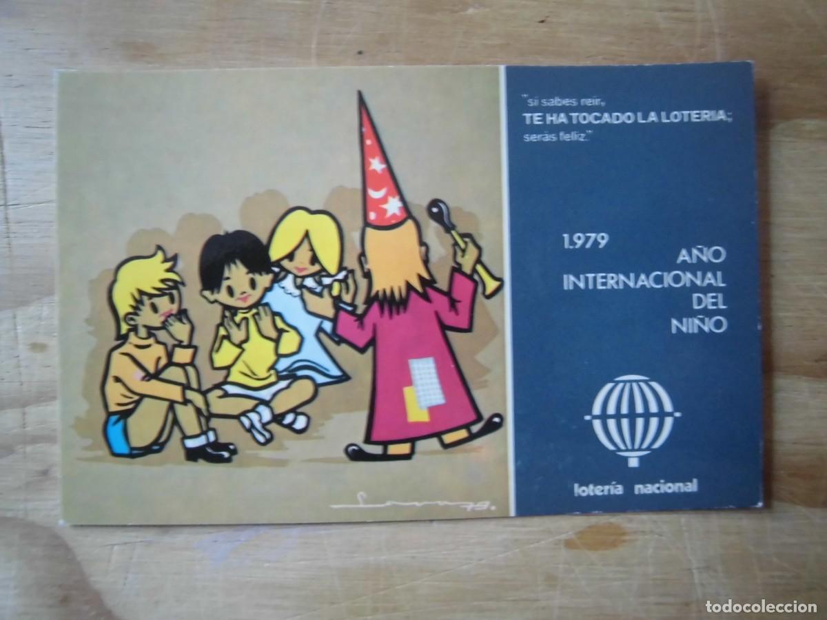 Loter&iacute;a nacional: POSTAL LOTER&Iacute;A NACIONAL 1979 A&Ntilde;O INTERNACIONAL DEL NI&Ntilde;O SERIE L N&ordm; 9