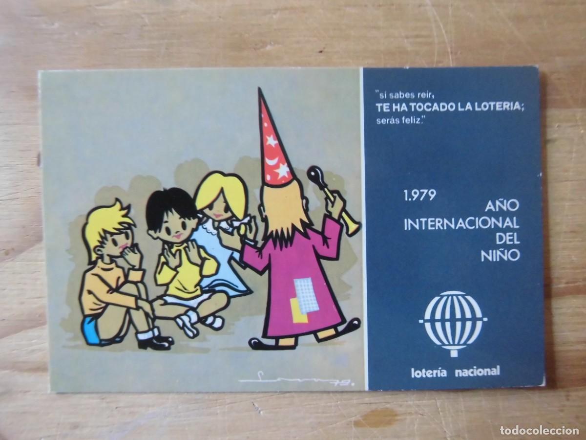 Loter&iacute;a nacional: POSTAL LOTER&Iacute;A NACIONAL 1979 A&Ntilde;O INTERNACIONAL DEL NI&Ntilde;O SERIE L N&ordm; 9