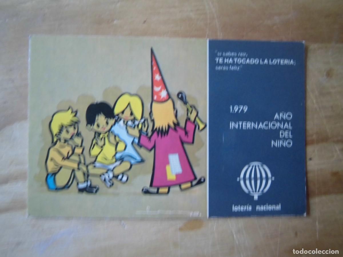 Loter&iacute;a nacional: POSTAL LOTER&Iacute;A NACIONAL 1979 A&Ntilde;O INTERNACIONAL DEL NI&Ntilde;O SERIE L N&ordm; 9