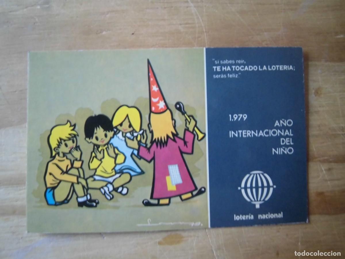 Loter&iacute;a nacional: POSTAL LOTER&Iacute;A NACIONAL 1979 A&Ntilde;O INTERNACIONAL DEL NI&Ntilde;O SERIE L N&ordm; 9
