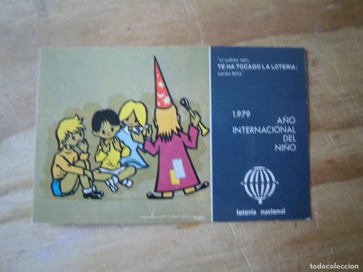 Loter&iacute;a nacional: POSTAL LOTER&Iacute;A NACIONAL 1979 A&Ntilde;O INTERNACIONAL DEL NI&Ntilde;O SERIE L N&ordm; 9