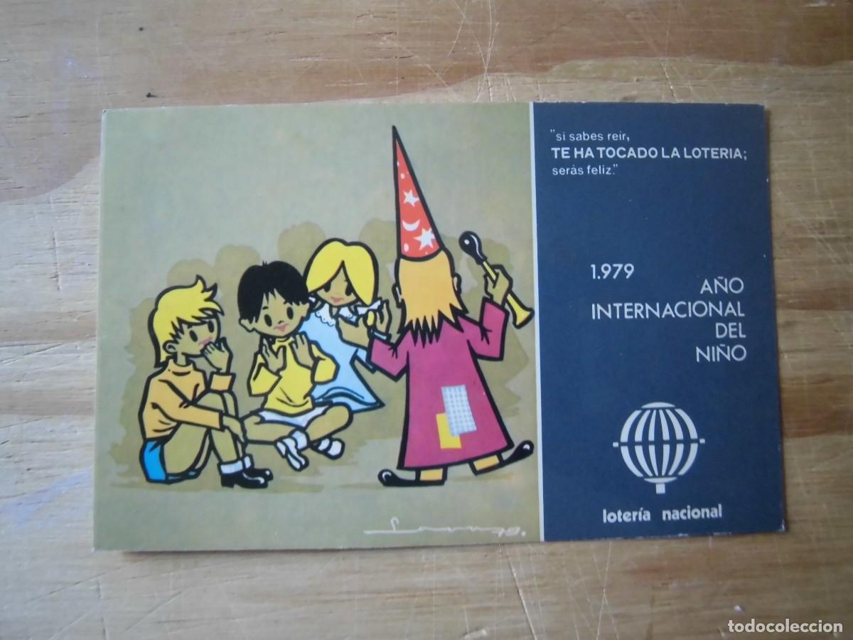 Loter&iacute;a nacional: POSTAL LOTER&Iacute;A NACIONAL 1979 A&Ntilde;O INTERNACIONAL DEL NI&Ntilde;O SERIE L N&ordm; 9