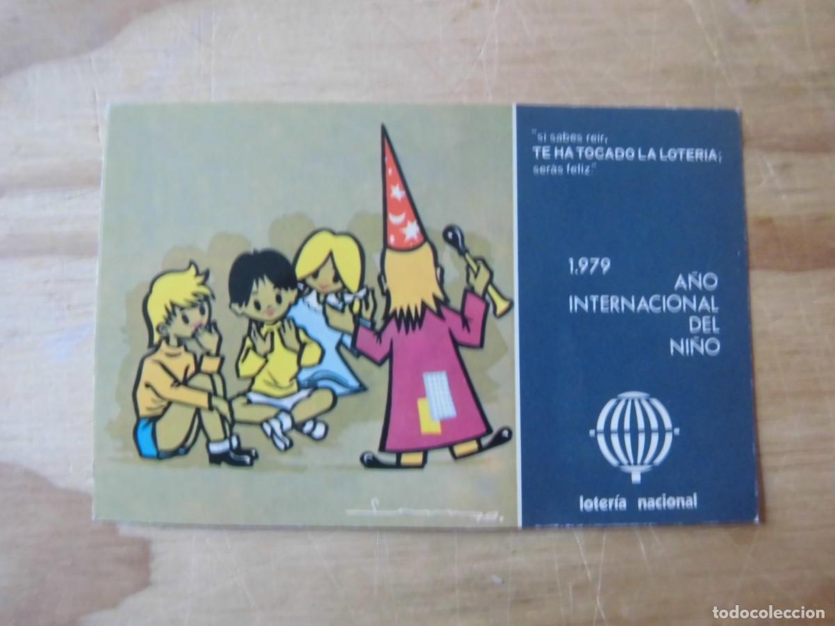 Loter&iacute;a nacional: POSTAL LOTER&Iacute;A NACIONAL 1979 A&Ntilde;O INTERNACIONAL DEL NI&Ntilde;O SERIE L N&ordm; 9