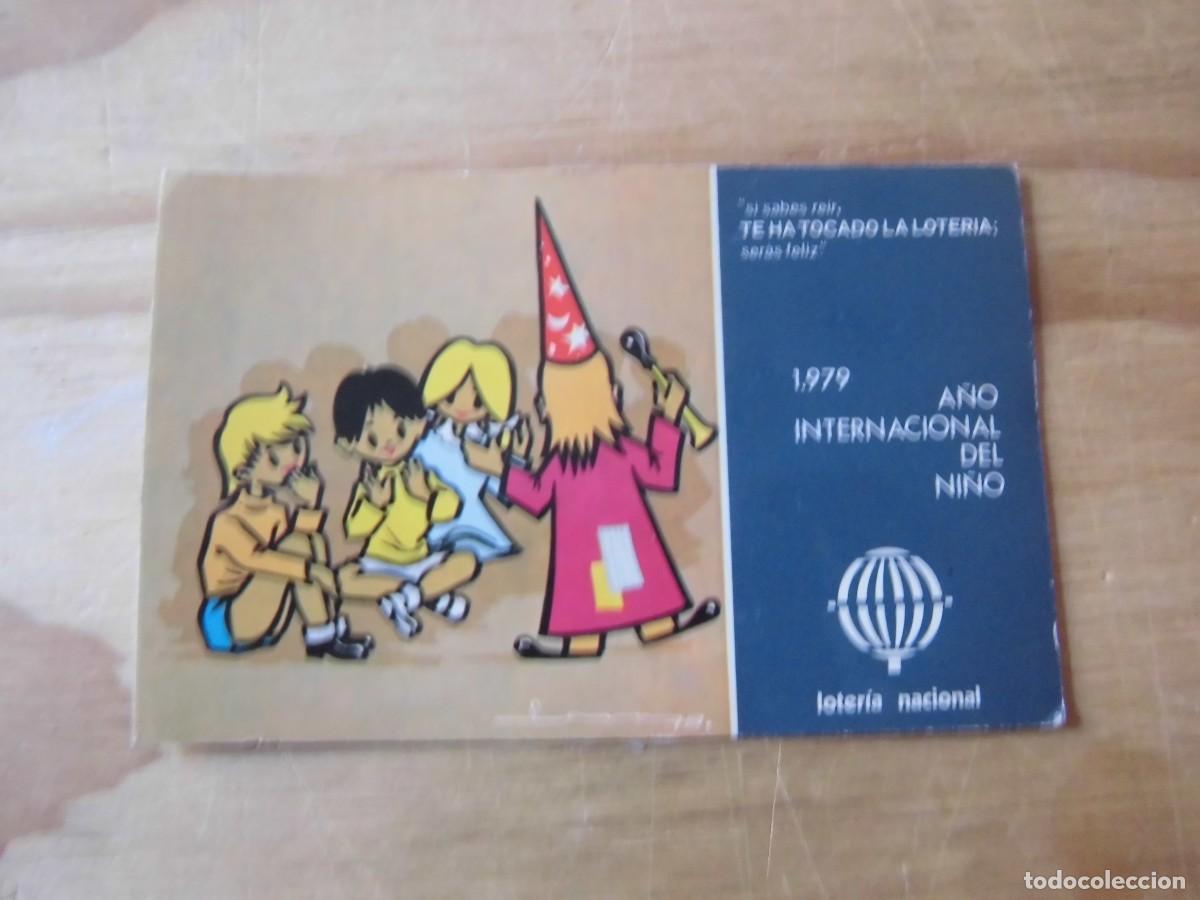 Loter&iacute;a nacional: POSTAL LOTER&Iacute;A NACIONAL 1979 A&Ntilde;O INTERNACIONAL DEL NI&Ntilde;O SERIE L N&ordm; 9