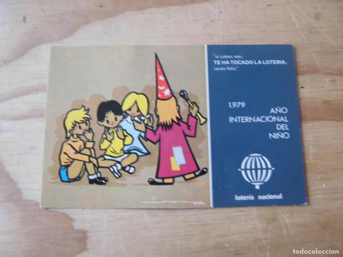 Loter&iacute;a nacional: POSTAL LOTER&Iacute;A NACIONAL 1979 A&Ntilde;O INTERNACIONAL DEL NI&Ntilde;O SERIE L N&ordm; 9