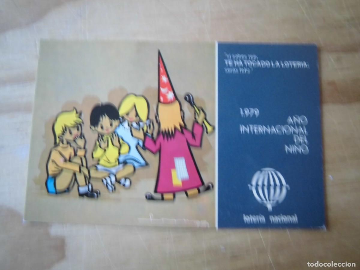 Loter&iacute;a nacional: POSTAL LOTER&Iacute;A NACIONAL 1979 A&Ntilde;O INTERNACIONAL DEL NI&Ntilde;O SERIE L N&ordm; 9