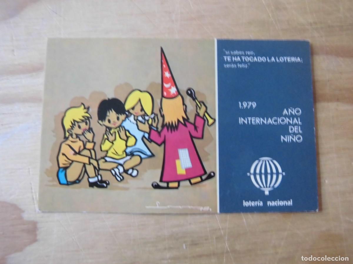 Loter&iacute;a nacional: POSTAL LOTER&Iacute;A NACIONAL 1979 A&Ntilde;O INTERNACIONAL DEL NI&Ntilde;O SERIE L N&ordm; 9