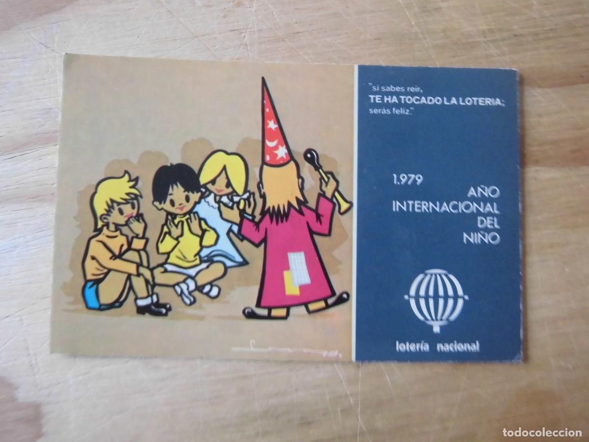 Loter&iacute;a nacional: POSTAL LOTER&Iacute;A NACIONAL 1979 A&Ntilde;O INTERNACIONAL DEL NI&Ntilde;O SERIE L N&ordm; 9