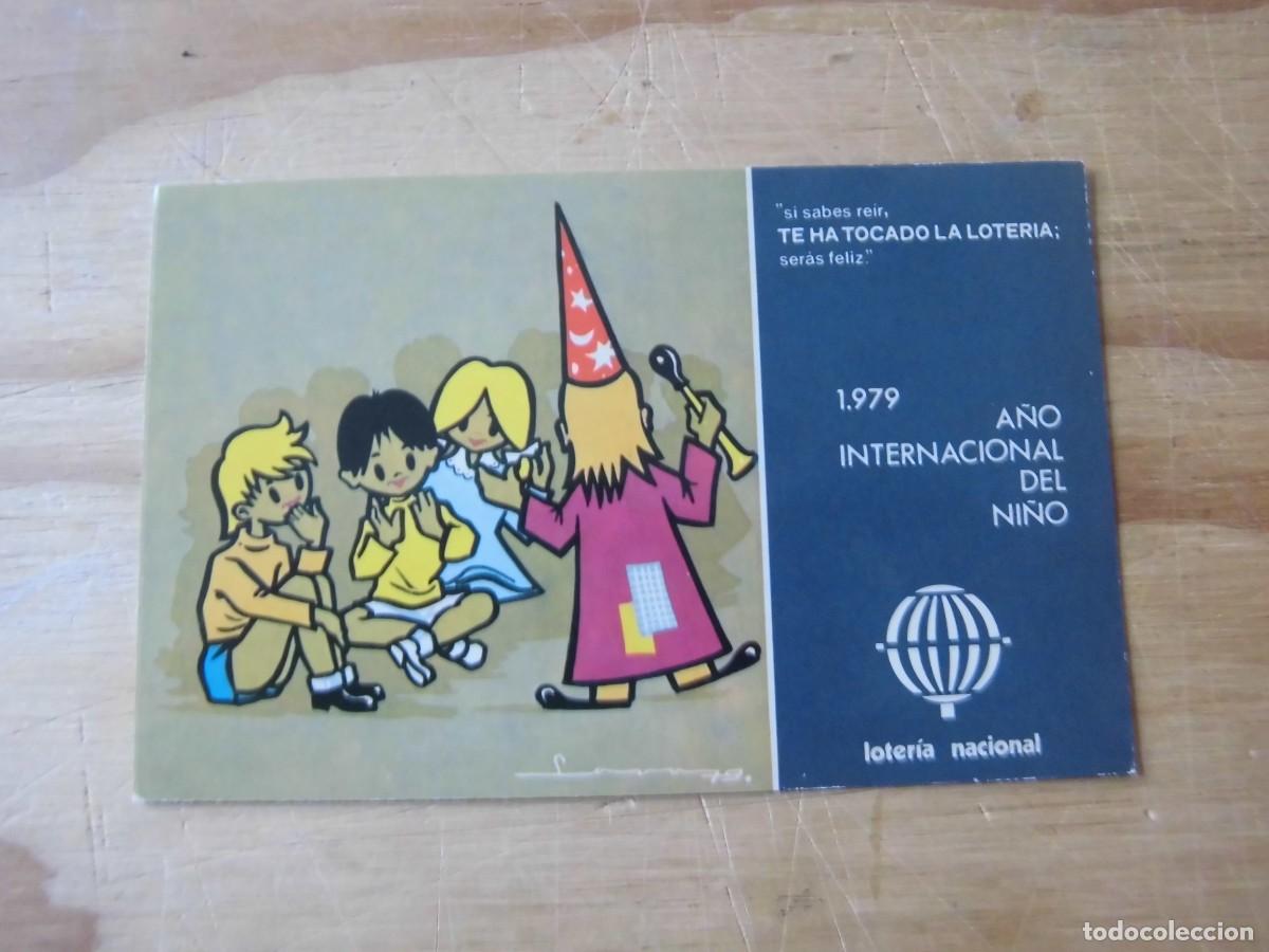 Loter&iacute;a nacional: POSTAL LOTER&Iacute;A NACIONAL 1979 A&Ntilde;O INTERNACIONAL DEL NI&Ntilde;O SERIE L N&ordm; 9