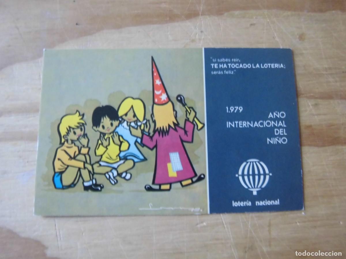 Loter&iacute;a nacional: POSTAL LOTER&Iacute;A NACIONAL 1979 A&Ntilde;O INTERNACIONAL DEL NI&Ntilde;O SERIE L N&ordm; 9