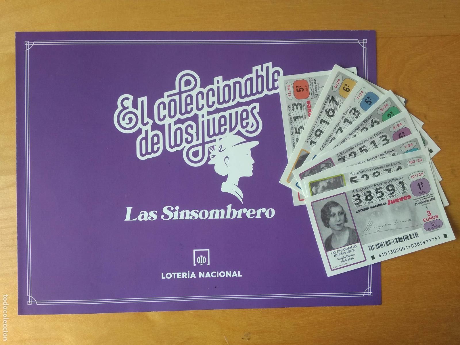 Loter&iacute;a nacional: LOTERIA NACIONAL EL COLECCIONABLE DE LOS JUEVES COMPLETO LAS SINSOMBRERO 2023 SIN SOMBRERO