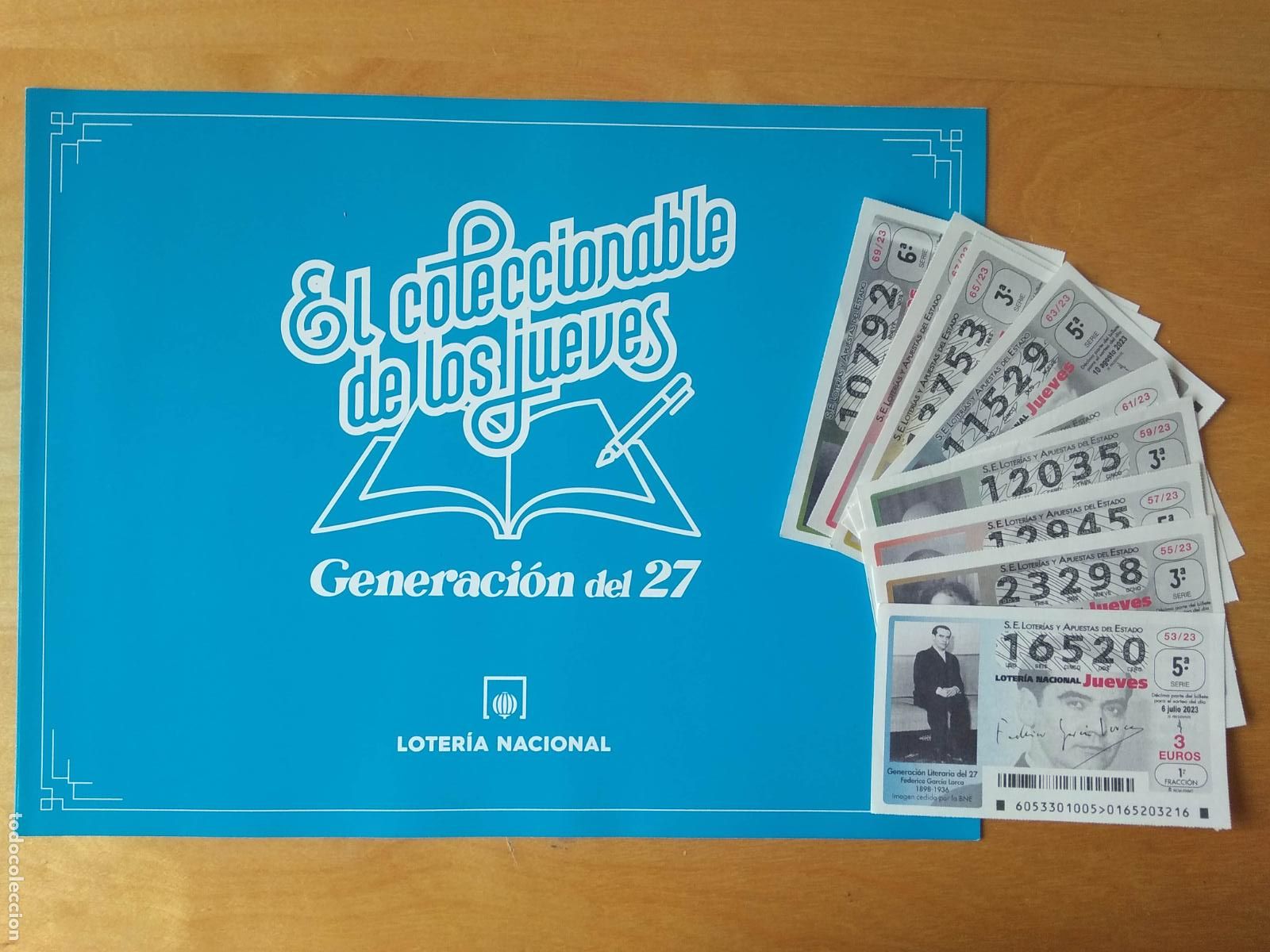 Loter&iacute;a nacional: LOTERIA NACIONAL EL COLECCIONABLE DE LOS JUEVES GENERACION DEL 27 A&Ntilde;O 2023 COMPLETO