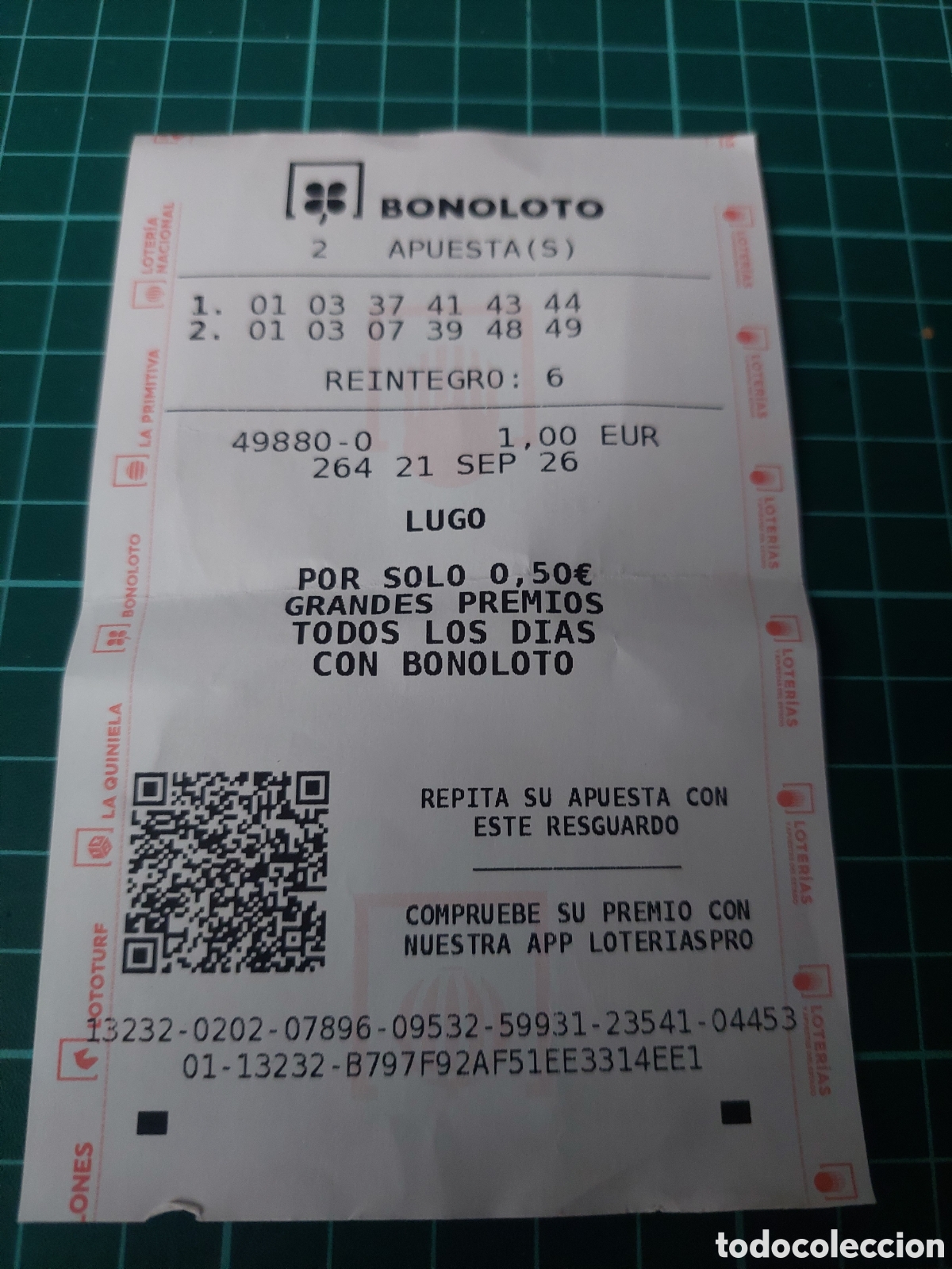Loter&iacute;a nacional: LUGO APUESTAS BONO LOTO