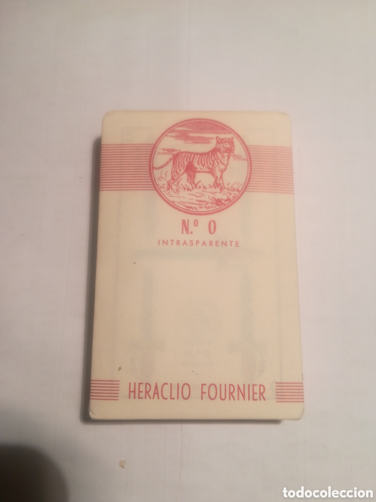 Loter&iacute;a nacional: Baraja de Heraclio Fournier, marca TIGRE