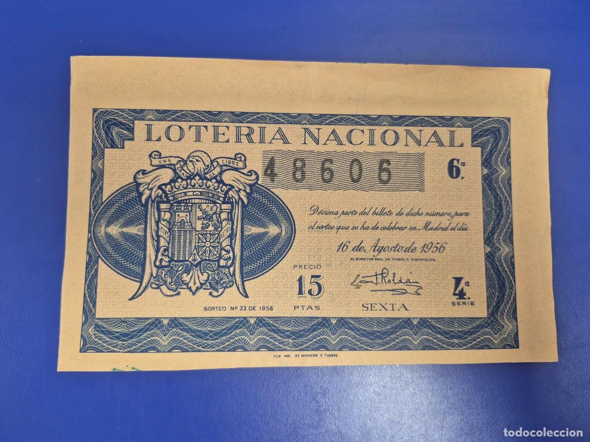 Loter&iacute;a nacional: LOTERIA NACIONAL SORTEO 23 DE 1956