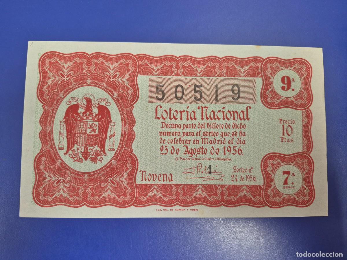 Loter&iacute;a nacional: LOTERIA NACIONAL SORTEO 24 DE 1956